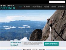Tablet Screenshot of mountkinabaluferrata.com